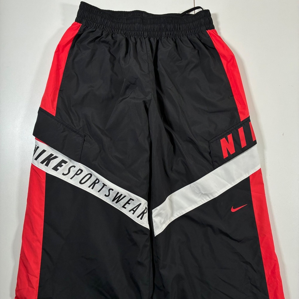 Nike Sportswear Cargo Pants Women Small HF5957 High Waisted Colorblock Wide Leg